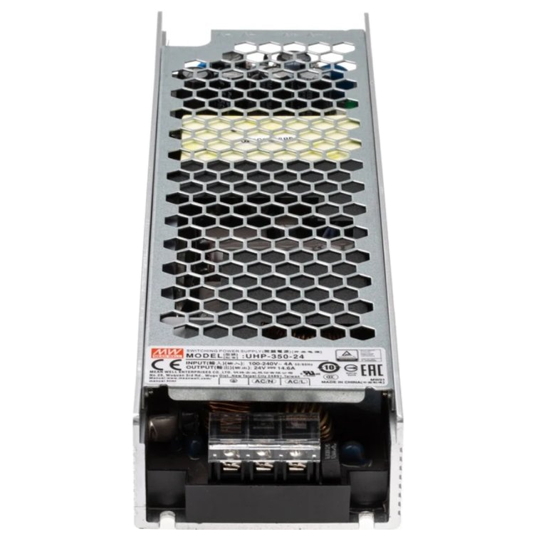 明纬电源UHP-350-24超薄型PFC高效显示屏工业电源3.3V5V12V24V36V48V