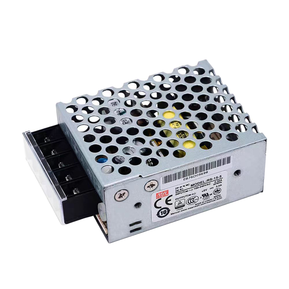 RS-15-24台湾明纬电源RS-15-5机壳型恶劣环境适用15W单路输出开关电源RS-15-3.3/RS-15-12/RS-15-15/RS-15-48
