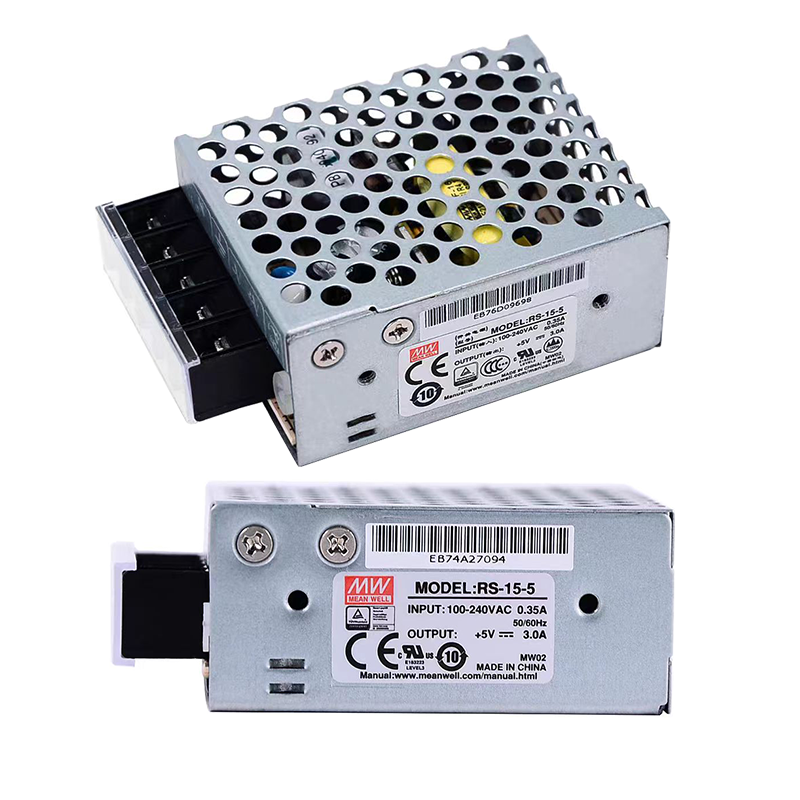 RS-15-24台湾明纬电源RS-15-5机壳型恶劣环境适用15W单路输出开关电源RS-15-3.3/RS-15-12/RS-15-15/RS-15-48