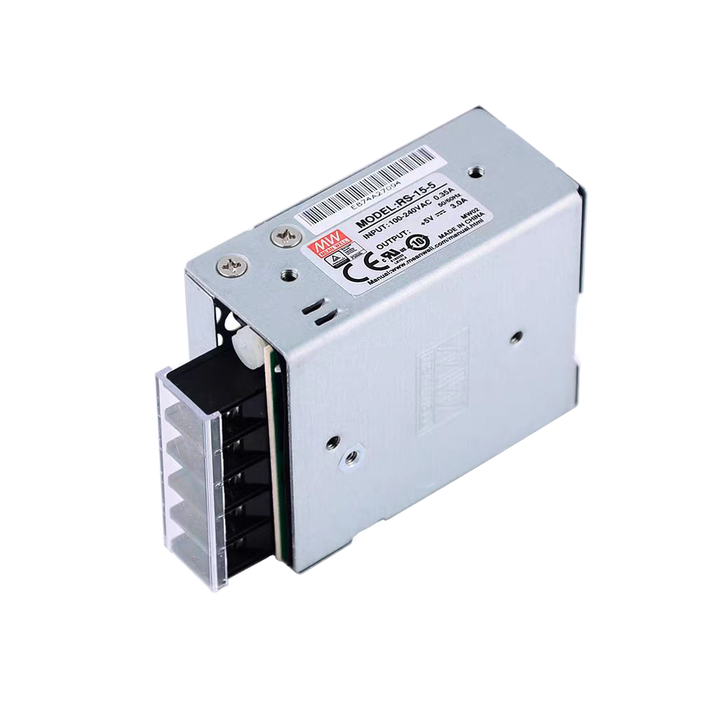 RS-15-24台湾明纬电源RS-15-5机壳型恶劣环境适用15W单路输出开关电源RS-15-3.3/RS-15-12/RS-15-15/RS-15-48