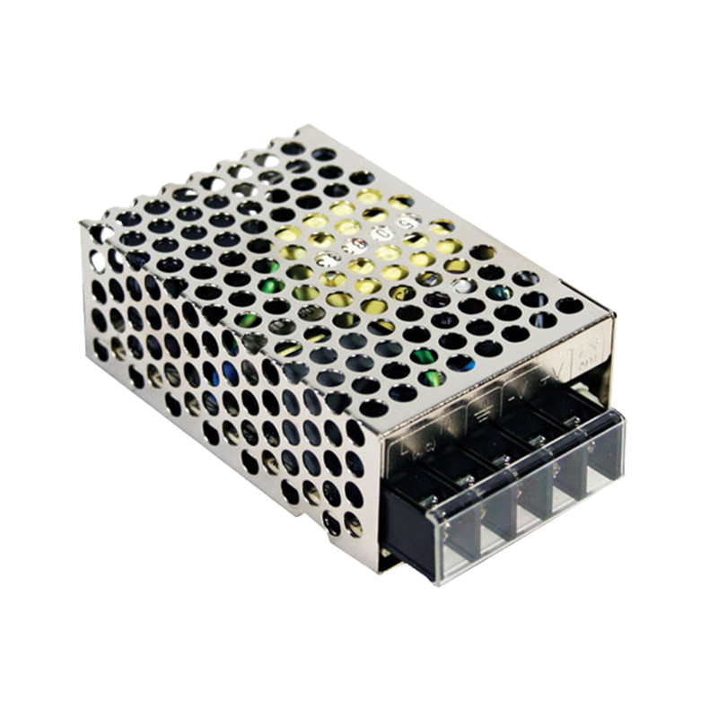 RS-25-24台湾明纬25W单组输出RS-25-12工业电源平板安装RS-25-3.3机壳电源RS-25-5/RS-25-15/RS-25-48