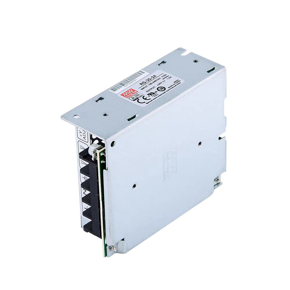 RS-35-24明纬电源RS-35-12单组输出开关电源RS-35-48电气设备电源供应器RS-35-3.3/RS-35-5/RS-35-15
