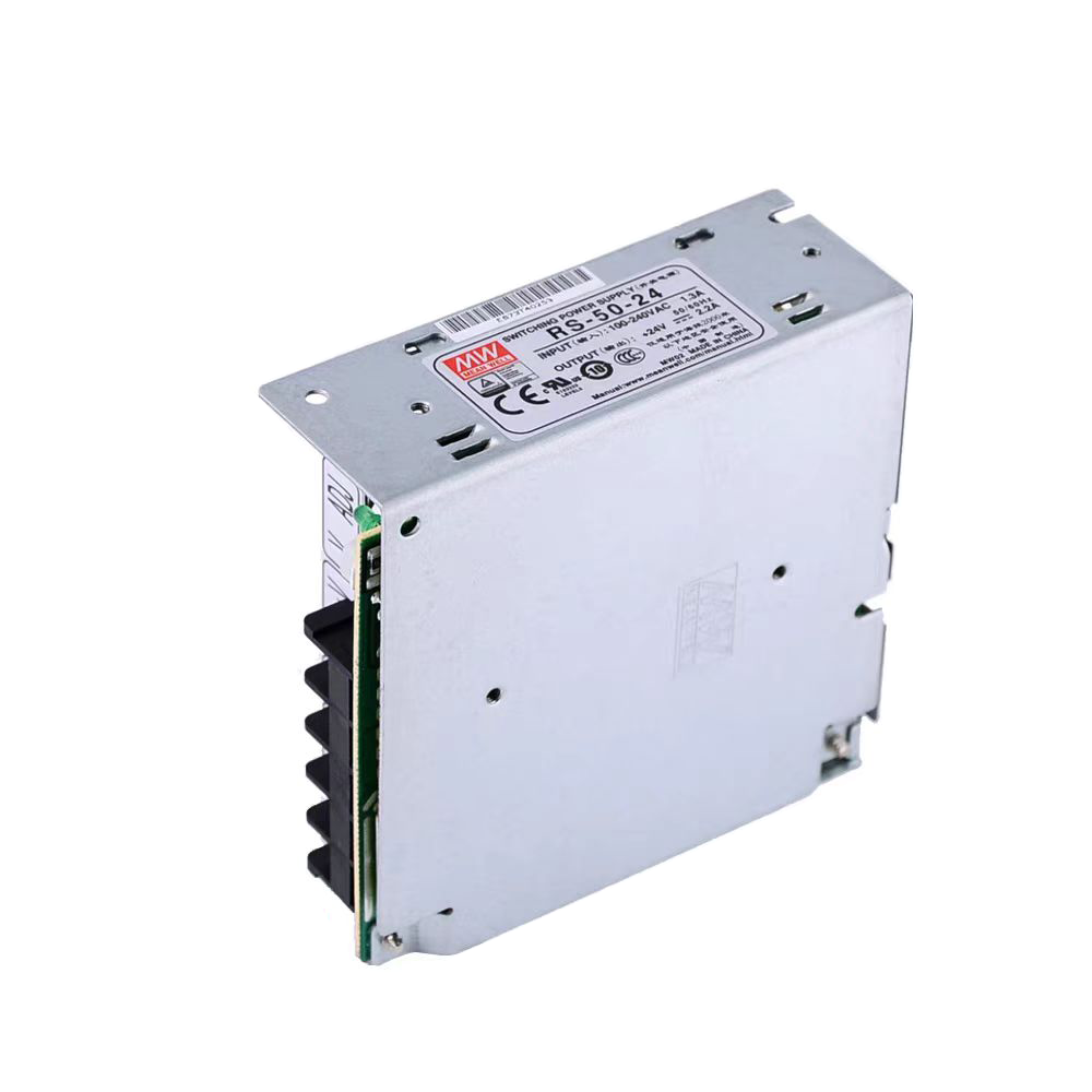 台湾明纬电源RS-50-24单组输出50W24V机壳型开关电源RS-50-12原装RS-50-3.3/RS-50-5/RS-50-15/RS-50-48