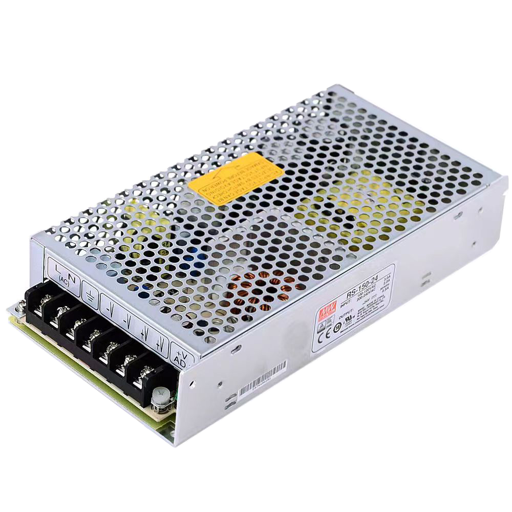 RS-150-24台湾明纬开关电源150W单路输出RS-150-12工业电源RS-150-3.3/RS-150-5/RS-150-15/RS-150-48