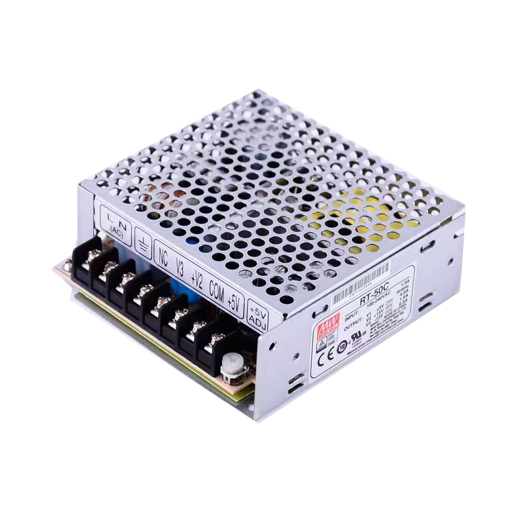 明纬电源RT-50A/RT-50B/RT-50C/RT-50D多组输出50w三路开关电源5V12V15V24V