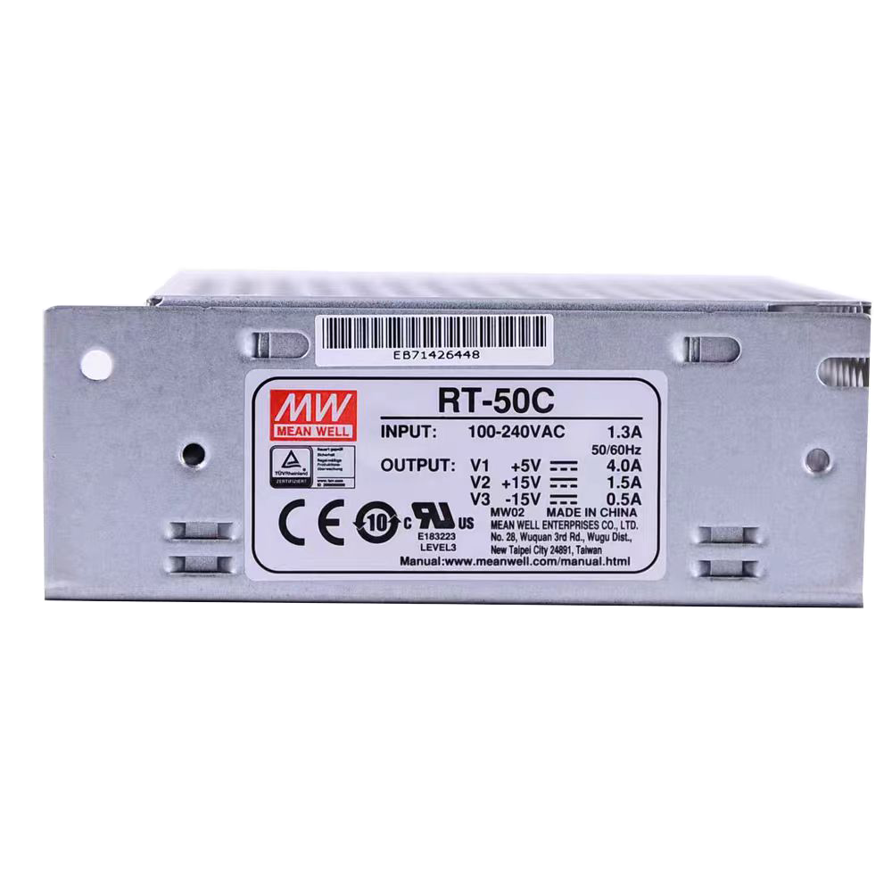 明纬电源RT-50A/RT-50B/RT-50C/RT-50D多组输出50w三路开关电源5V12V15V24V