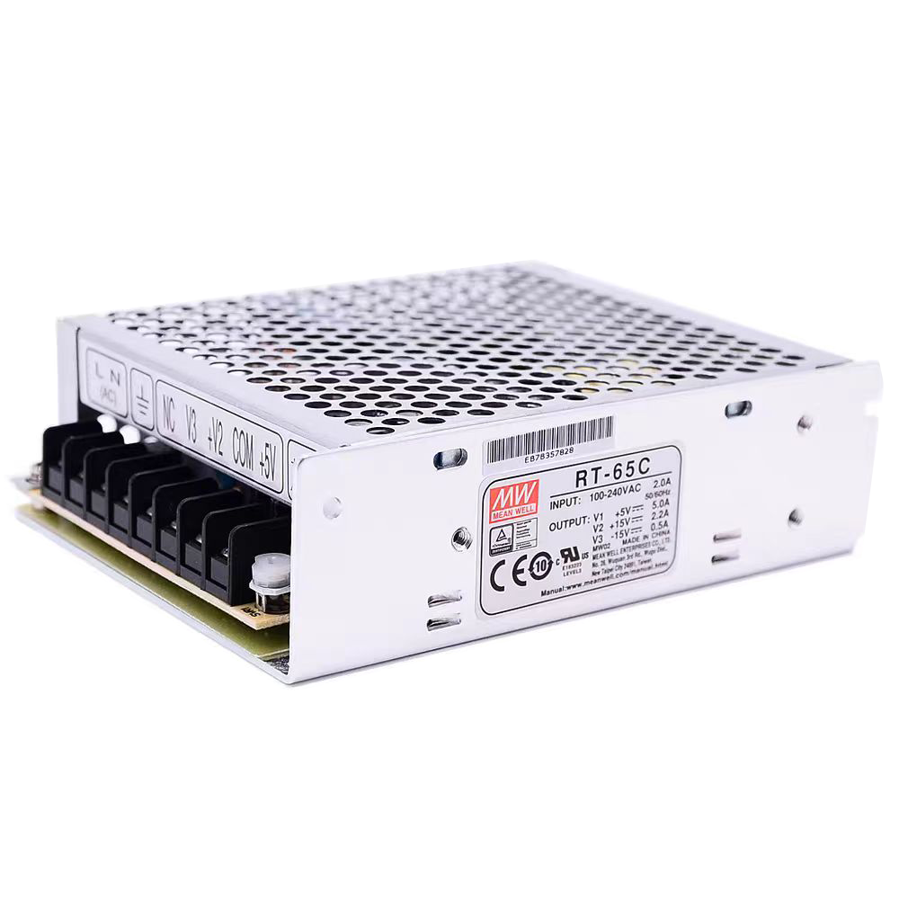 明纬原装RT-65A/RT-65B/RT-65C/RT-65D三组输出65w开关电源5V12V15V24V