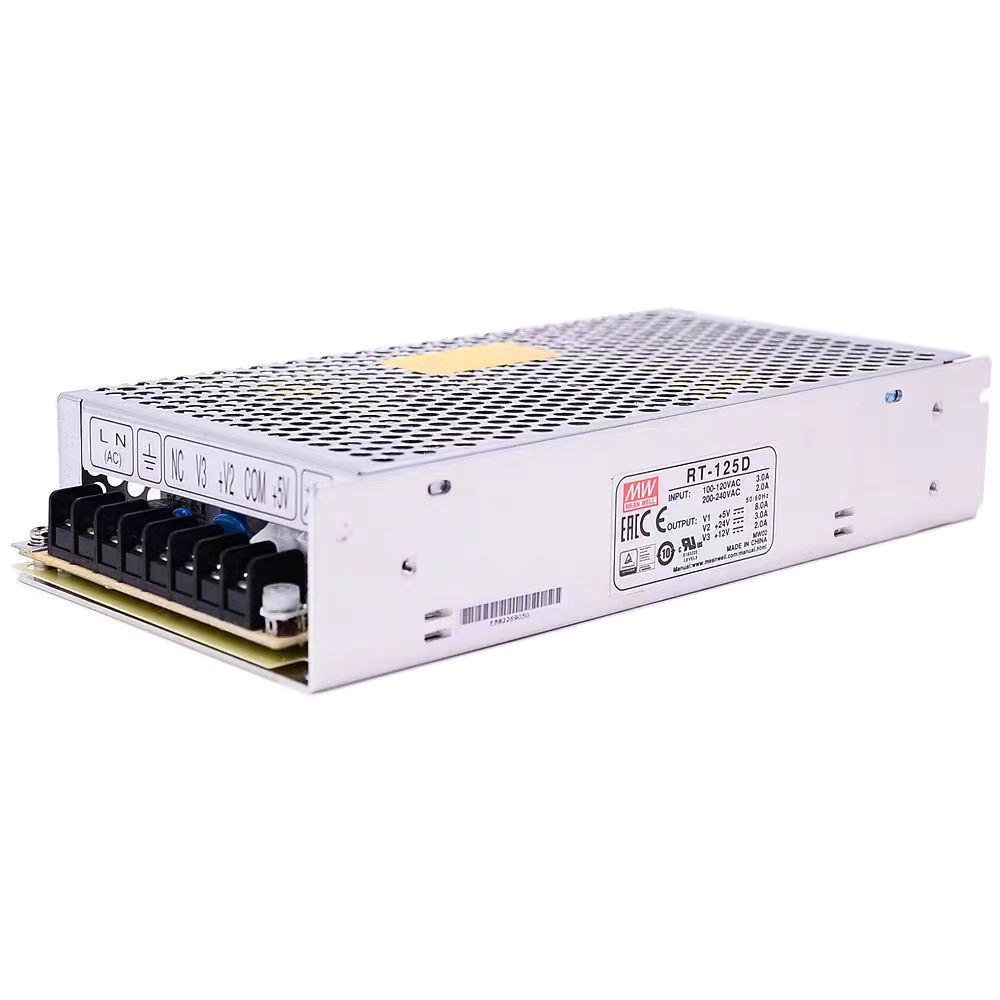 台湾明纬电源RT-125系列150W三组输出开关电源5V12V15V24V多路RT-125A/RT-125B/RT-125C/RT-125D