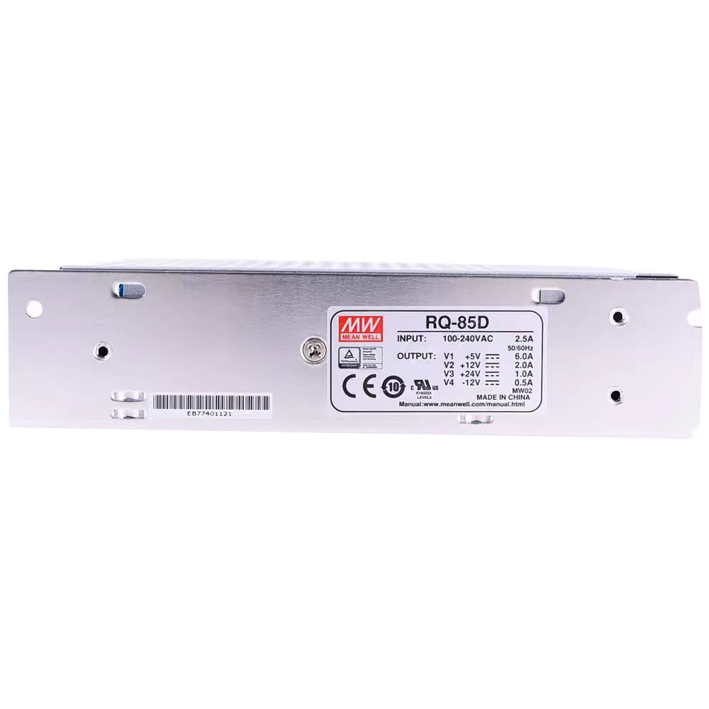 明纬电源RQ-85B/RQ-85C/RQ-85D四组多路输出85W开关直流电源5V12V15V24V