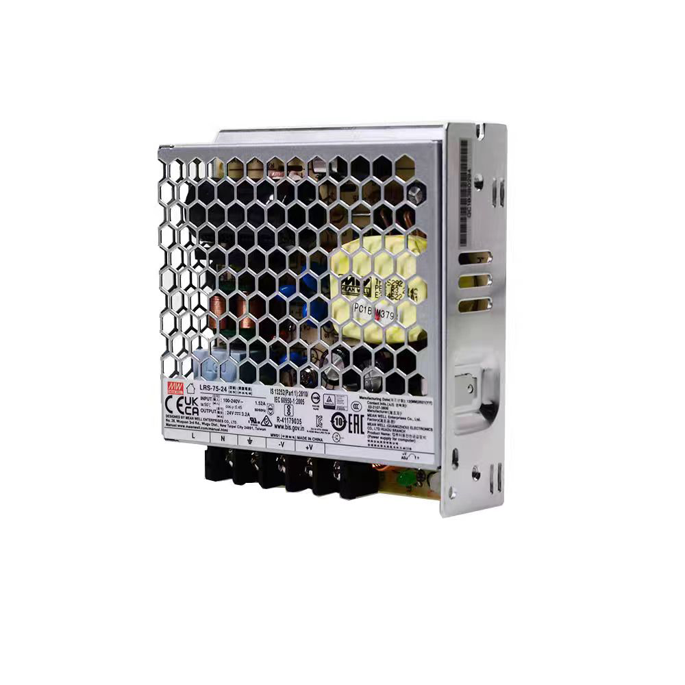 明纬75W LRS系列开关电源LRS-75-24/LRS-75-12/LRS-75-5/LRS-75-15/LRS-75-36/LRS-75-48单组输出直流电源24V