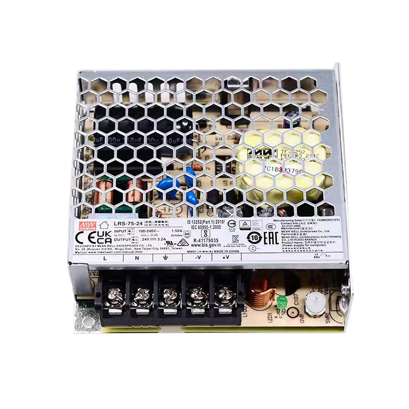 明纬75W LRS系列开关电源LRS-75-24/LRS-75-12/LRS-75-5/LRS-75-15/LRS-75-36/LRS-75-48单组输出直流电源24V