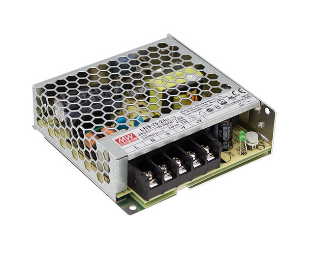 明纬75W LRS系列开关电源LRS-75-24/LRS-75-12/LRS-75-5/LRS-75-15/LRS-75-36/LRS-75-48单组输出直流电源24V