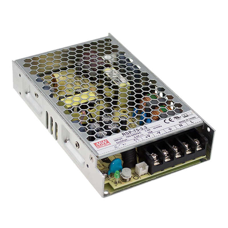 明纬电源供应器RSP-75-24单组输出带遥控PFC开关电源RSP-75-3.3/RSP-75-5/RSP-75-7.5/RSP-75-12/RSP-75-13.5/RSP-75-15/RSP-75-27/RSP-75-48