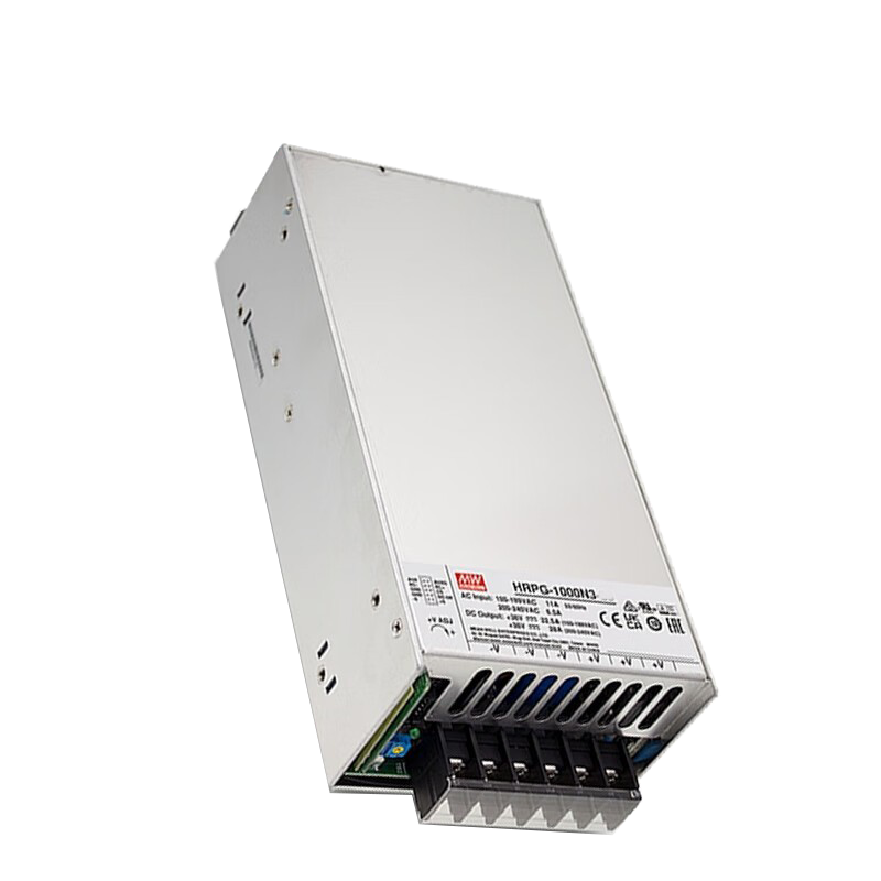 明纬HRPG-1000N3系列320%超高峰值1kw开关电源HRPG-1000N3-12/HRPG-1000N3-24/HRPG-1000N3-36/HRPG-1000N3-48高效并联PFC电源