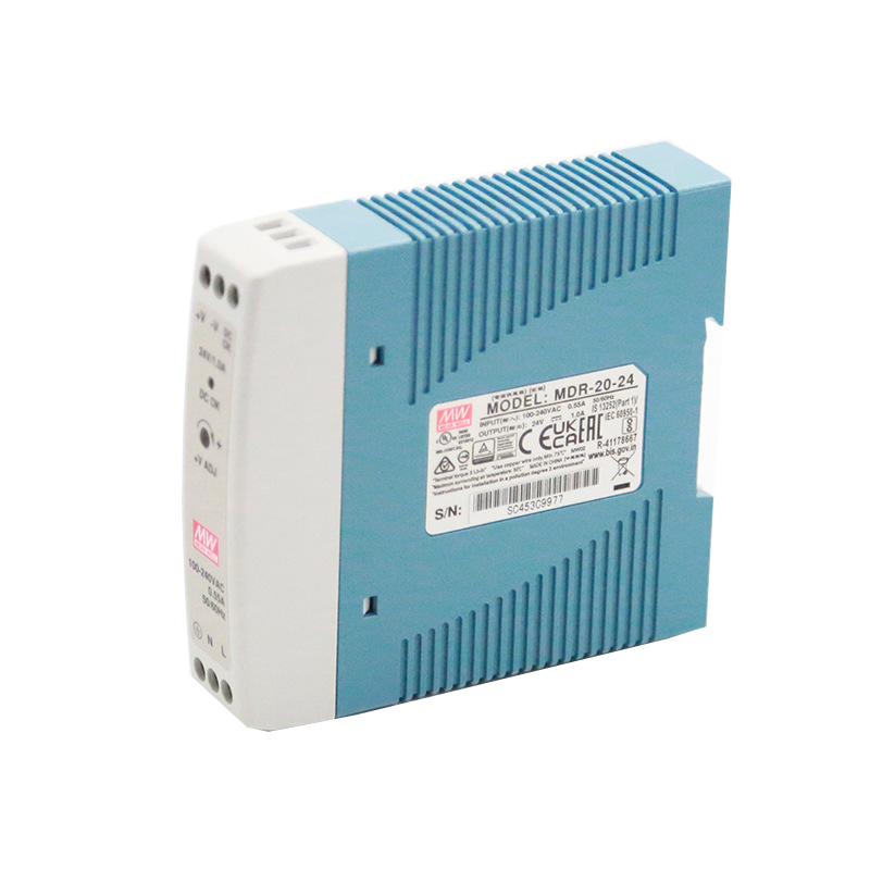 MDR-20系列20W单组输出导轨型工业电源MDR-20-5/MDR-20-12/MDR-20-15/MDR-20-24电源供应器