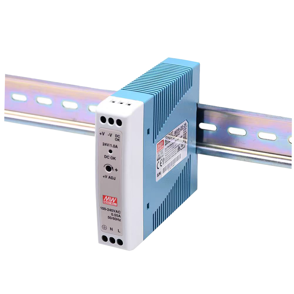 MDR-20系列20W单组输出导轨型工业电源MDR-20-5/MDR-20-12/MDR-20-15/MDR-20-24电源供应器