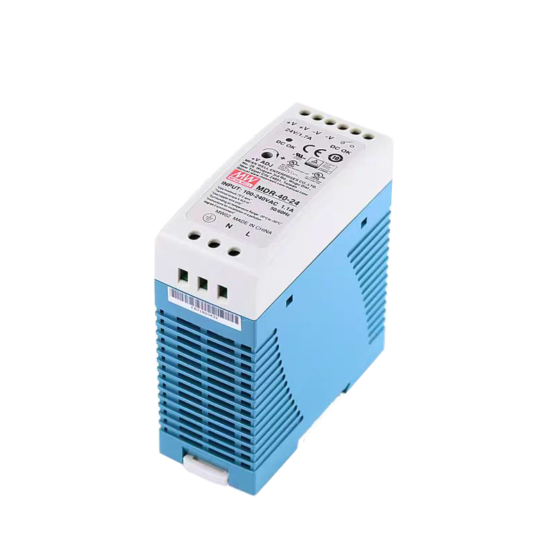 MDR-40系列40W单组输出导轨型工业电源MDR-40-5/MDR-40-12/MDR-40-24/MDR-40-48电源供应器