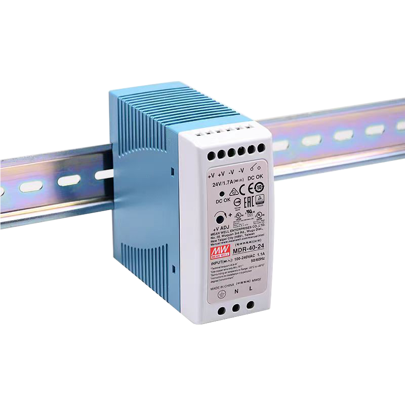 MDR-40系列40W单组输出导轨型工业电源MDR-40-5/MDR-40-12/MDR-40-24/MDR-40-48电源供应器