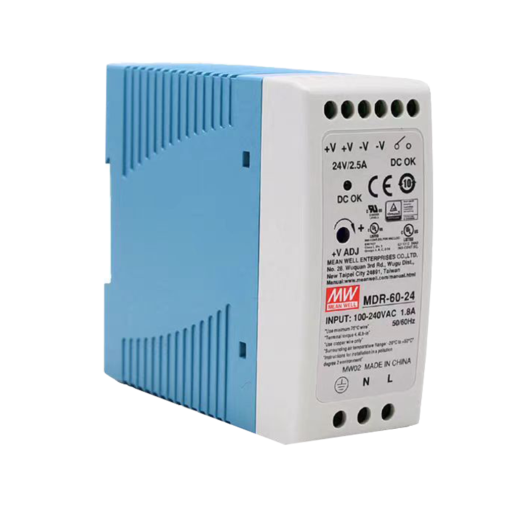 MDR-60系列60W单组输出导轨型工业电源MDR-60-12/MDR-60-24/MDR-60-48电源供应器