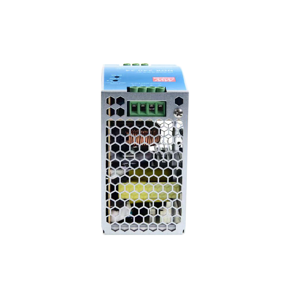 NDR-240-24明纬240W 24V工业用DIN导轨型单组输出电源NDR-240-48小体积电源供应器