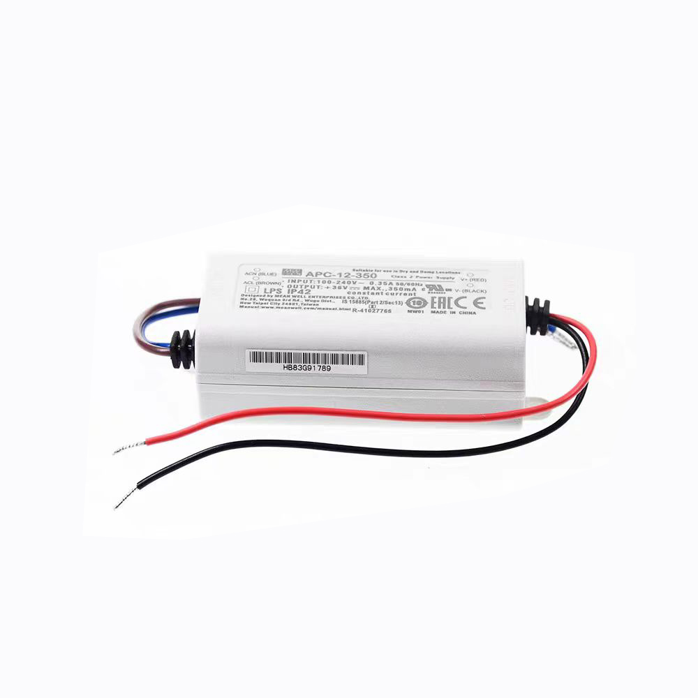 明纬12W单组输出LED电源APC-12-350开关电源APC-12-700广告照明设备电源供应器