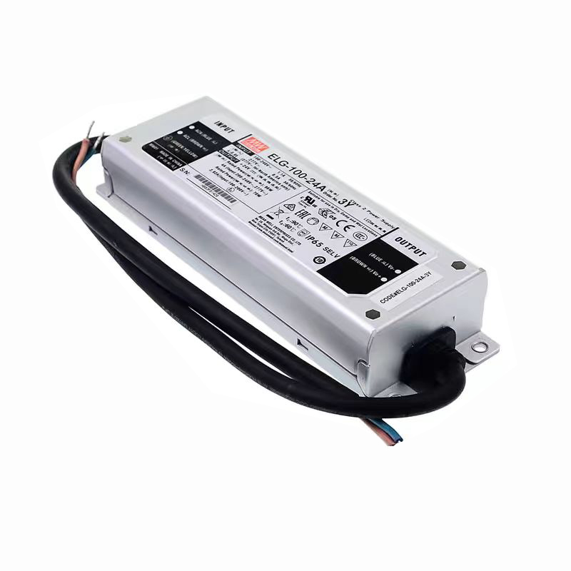 明纬70~100W恒流型+恒压型LED驱动器ELG-100系列ELG-100-36A/ELG-100-36B/ELG-100-36AB/ELG-100-36DA户外照明灯驱动器高防护