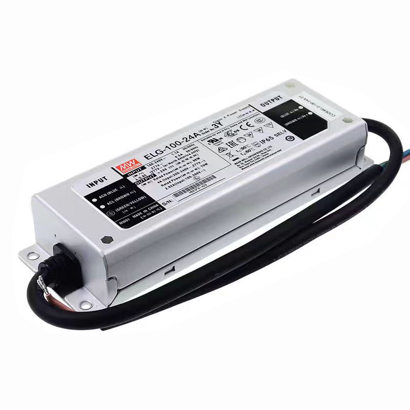明纬70~100W恒流型+恒压型LED驱动器ELG-100系列ELG-100-36A/ELG-100-36B/ELG-100-36AB/ELG-100-36DA户外照明灯驱动器高防护