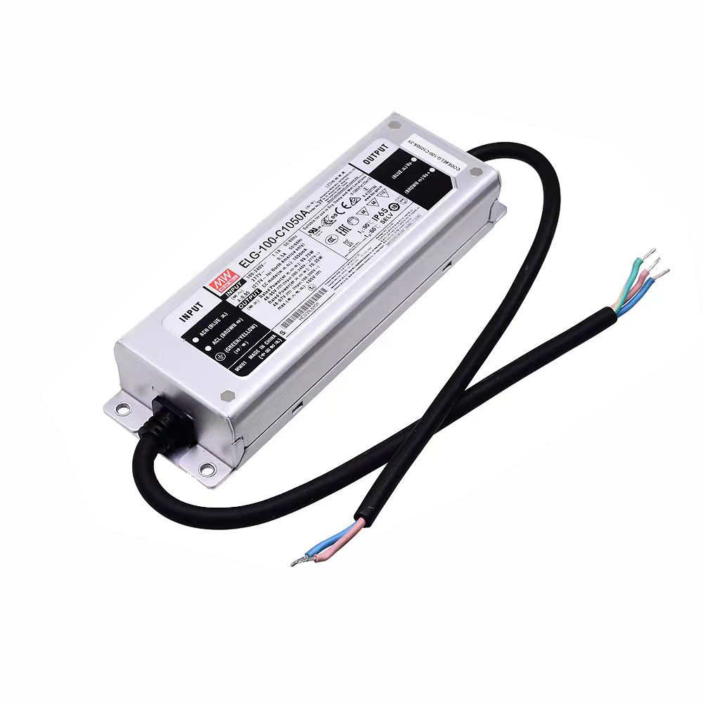明纬70~100W恒流型LED驱动器ELG-100-C系列ELG-100-C500A/ELG-100-C500B/ELG-100-C500AB/ELG-100-C500DA户外照明灯驱动器