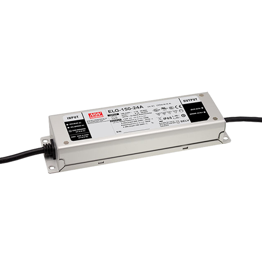 明纬84~150W恒流型+恒压型LED驱动器ELG-150系列ELG-150-12/ELG-150-24/ELG-150-36/ELG-150-42/ELG-150-48/ELG-150-54户外照明灯驱动器