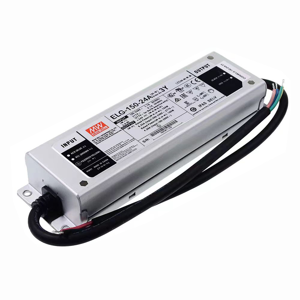 明纬84~150W恒流型+恒压型LED驱动器ELG-150系列ELG-150-12/ELG-150-24/ELG-150-36/ELG-150-42/ELG-150-48/ELG-150-54户外照明灯驱动器