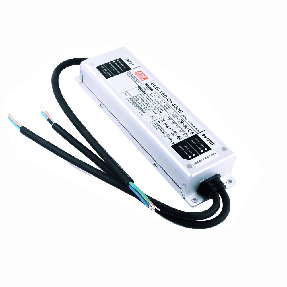 明纬105~150W恒流型LED驱动器ELG-150-C系列ELG-150-C500/ELG-150-C700/ELG-150-C1050/ELG-150-C1400/ELG-150-C1750/ELG-150-C2100户外照明灯驱动器