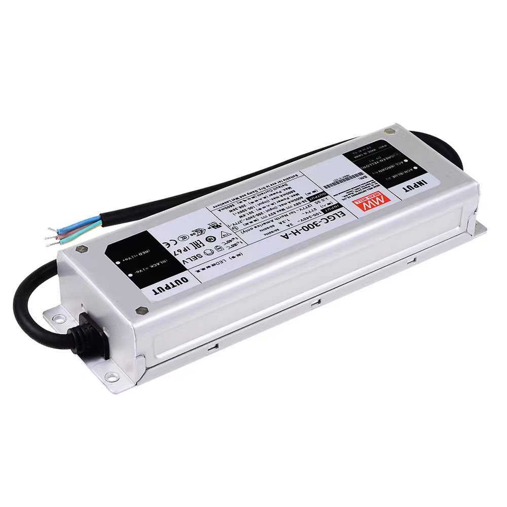 明纬300W恒功率型LED驱动器ELGC-300系列ELGC-300-L/ELGC-300-M/ELGC-300-H恒流高输出电压A/AB/ADA
