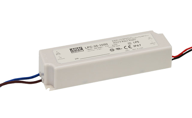 明纬LPC-35系列35W单组输出开关电源LPC-35-700/LPC-35-1050/LPC-35-1400 LED电器电源供应器