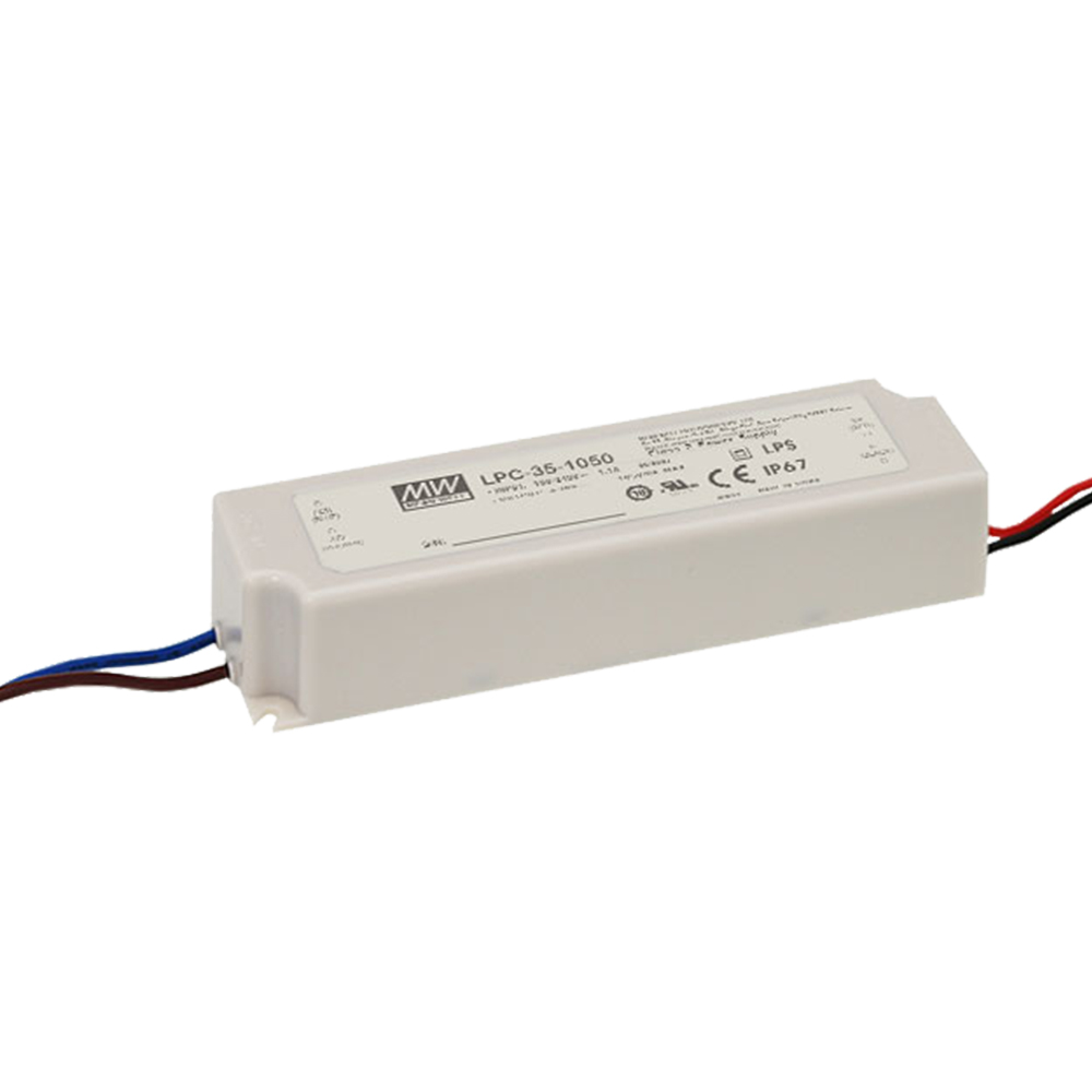 明纬LPC-35系列35W单组输出开关电源LPC-35-700/LPC-35-1050/LPC-35-1400 LED电器电源供应器