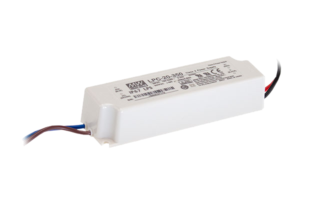明纬LPC-20系列20W单组输出开关电源LPC-20-350/LPC-20-700LED电器电源供应器