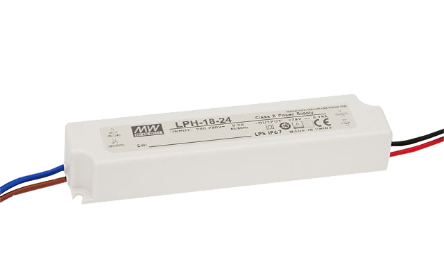 明纬LPH-18系列18W单组输出LED开关电源LPH-18-12/LPH-18-24/LPH-18-36电源供应器