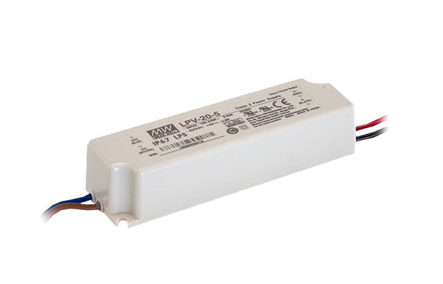 明纬LPV-20系列20W单组输出开关电源LPV-20-5/LPV-20-12/LPV-20-15/LPV-20-24 电源供应器