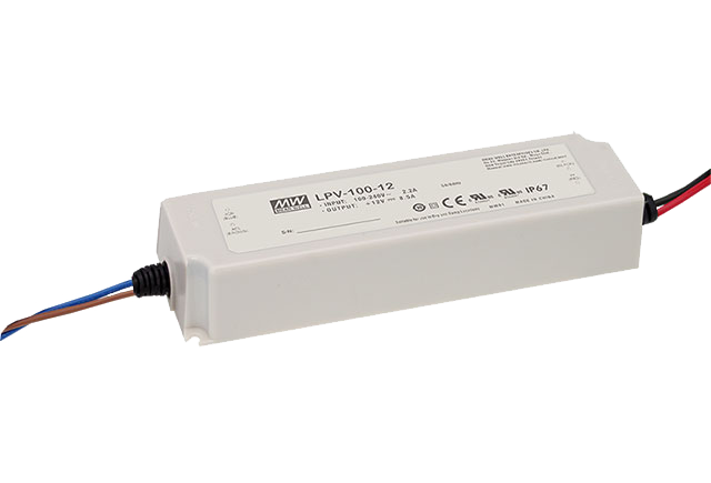 明纬LPV-100系列100W单组输出开关电源LPV-100-5/LPV-100-12/LPV-100-15/LPV-100-24/LPV-100-36/LPV-100-48电源供应器