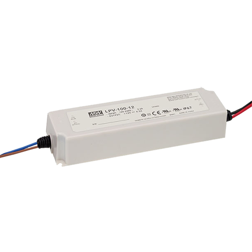 明纬LPV-100系列100W单组输出开关电源LPV-100-5/LPV-100-12/LPV-100-15/LPV-100-24/LPV-100-36/LPV-100-48电源供应器