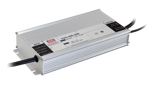 明纬HVG-480系列480W恒流型+恒压型LED驱动器HVG-480-48A/HVG-480-24A/HVG-480-36A高转换率PFC电源供应器