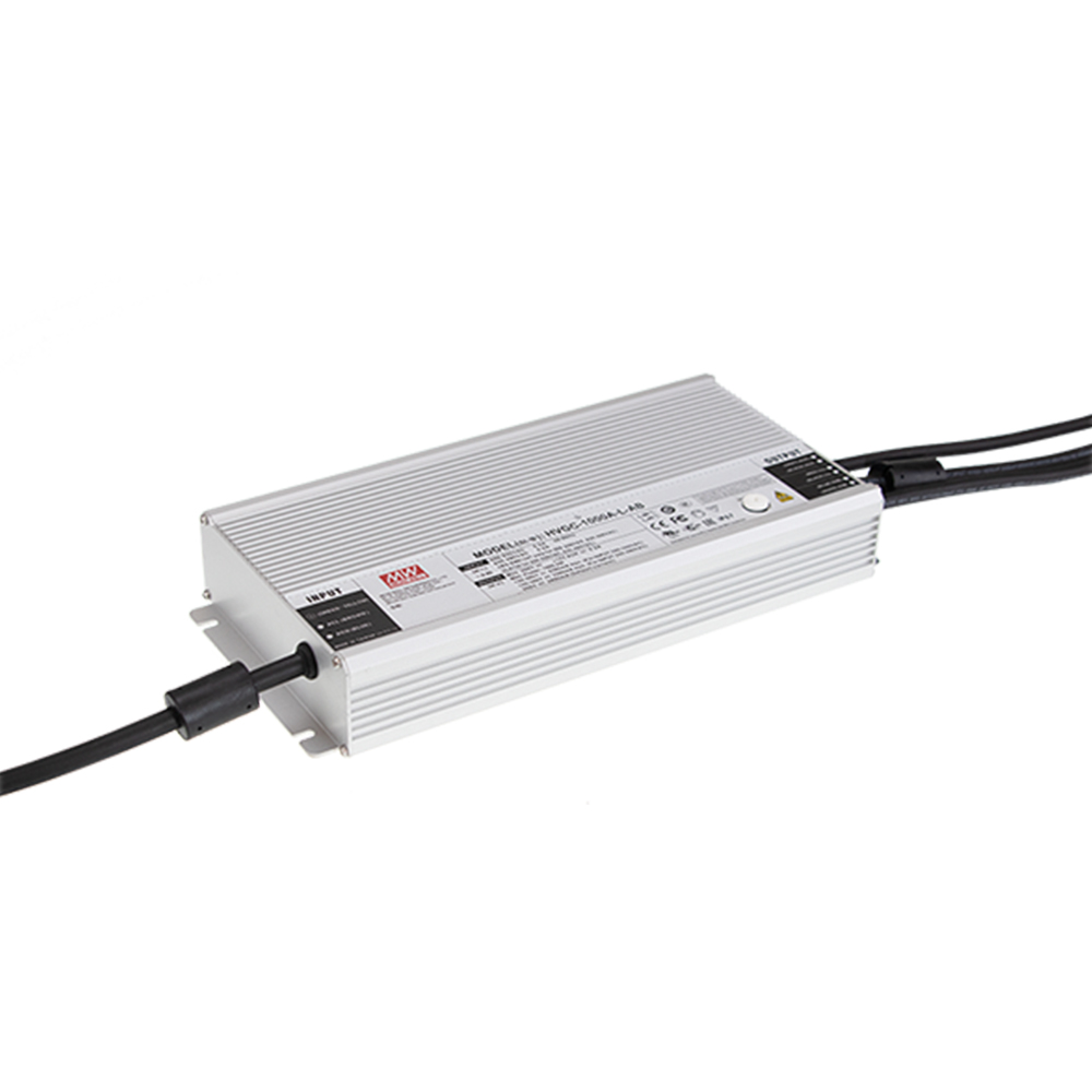 明纬HVGC-1000系列1000W恒功率型LED驱动器HVGC-1000A-L-AB/HVGC-1000A-M-AB/HVGC-1000A-H-AB高转换率PFC电源供应器