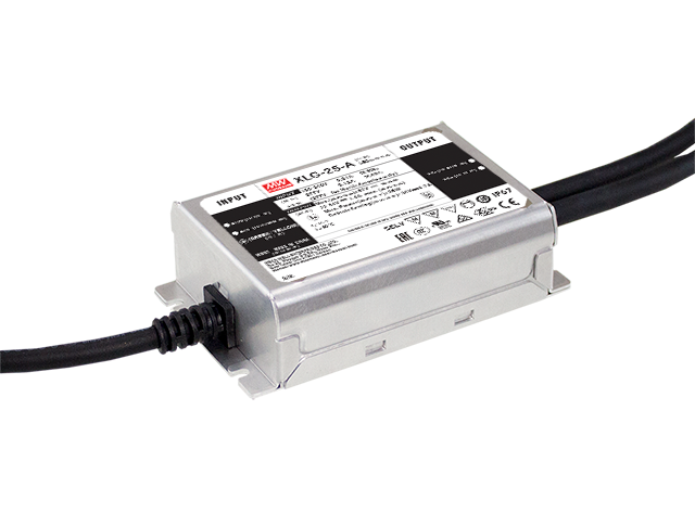 明纬XLG- 25系列25W恒功率LED驱动器XLG-25I-A/XLG-25-A/XLG-25I-AB/XLG-25-AB三合一调光电源供应器