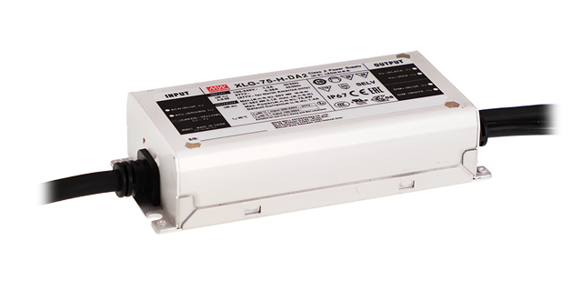 明纬XLG-75-DA2系列75W恒功率DALI-2 LED驱动器XLG-75I-L-DA2/XLG-75-L-DA2/XLG-75I-H-DA2/XLG-75-H-DA2 电源供应器