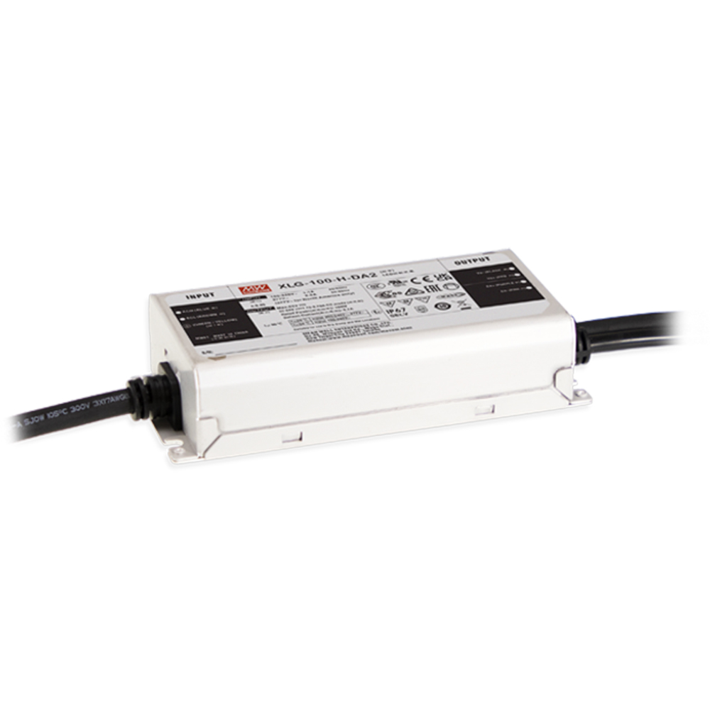 明纬XLG-100-DA2系列100W恒功率DALI-2 LED驱动器XLG-100I-L-DA2/XLG-100-L-DA2/XLG-100I-H-DA2/XLG-100-H-DA2 电源供应器
