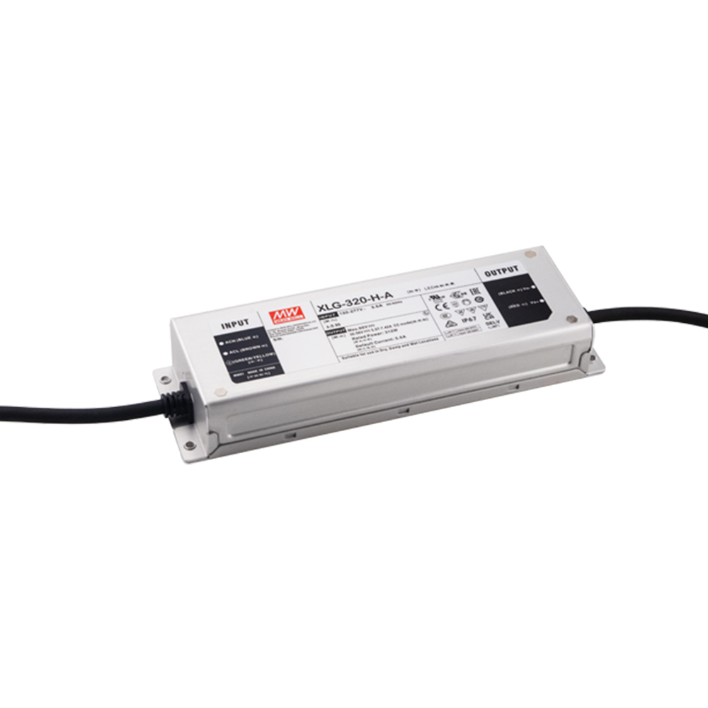 明纬XLG-320系列320W恒压LED驱动器XLG-320-48-ABV恒功率防水电源XLG-320-L-A/XLG-320-M-A/XLG-320-H-A/XLG-320-V-A电源供应器