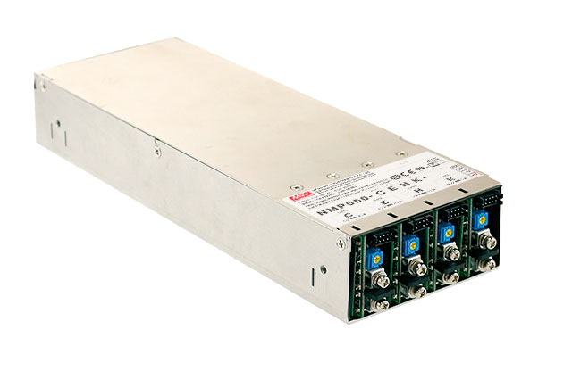 台湾明纬电源NMP系列650W/1200W模块式电源系统前端NMP650 (4 Slots) / NMP1K2 (6 Slots)单路输出模块NMS-240-05/NMS-240-12/NMS-240-24/NMS-240-48双路输出模块NMD-240医疗型模块化组态电源