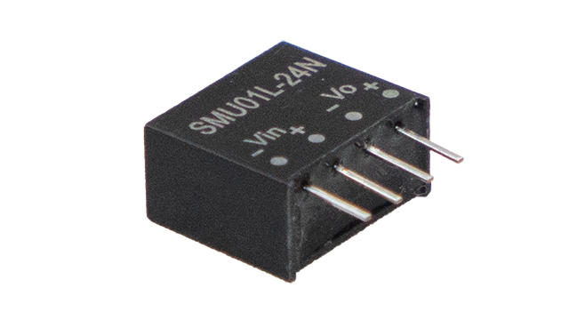 明纬电源SMU01系列1W DC-DC不稳压单组输出转换器SMU01L-05/SMU01M-09/SMU01N-12/SMU01L-15